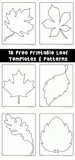 Leaf Template Printables Woo Jr Kids Activities