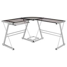 — enter your full delivery address (including a zip code and an apartment number), personal details, phone number, and an email address.check the details. Glass L Shaped Computer Desk With Keyboard Tray Smoke Saracina Home Target