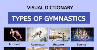 diffe types of gymnastics list of