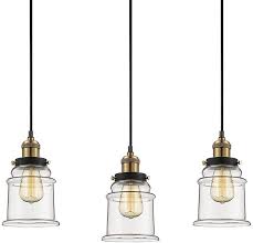 Amazon Com Kiven H Type Track Lighting Industrial Kitchen Pendant Light Antique Brass Hanging Fixture Tb0213 80 Cm Home Improvement