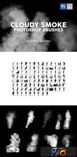 100 Cloudy Smoke Photoshop Stamp Brushes Freepsdvn