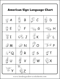 Sign Language Worksheets Pdf Alphabet Printable Free Flash