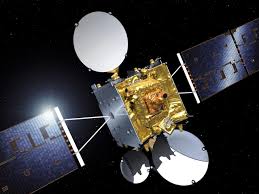 data relay satellite beams at light