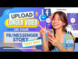 longer video on fb messenger story