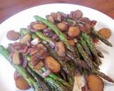 asparagus and water chestnuts