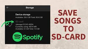 How to Save Spotify Songs to SD Card | 2020 | Any Phone - YouTube