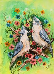Birds Painting Fine Arts Of M Atif