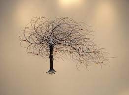 September Tree Metal Wall Art Metal