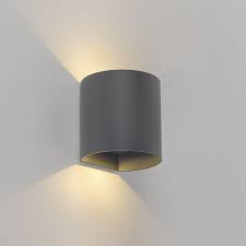 Modern Wall Lamp Anthracite Incl Led