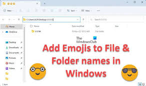 add emojis to file and folder names