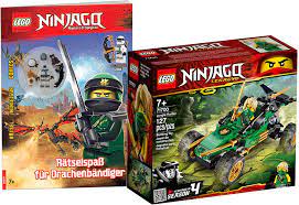 Lego NINJAGO-Set: 71700 Legacy Lloyds Dschungelräuber + Ninjago Rätselspaß  für Drachenbändiger: Amazon.de: Spielzeug