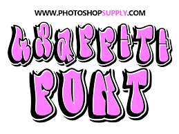 free bubble graffiti font photo