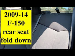 Rear Seat Back On 2009 20014 Ford F 150