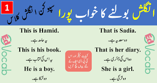 spoken english cl 1 in urdu basic