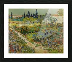 Van Gogh Garden At Arles 1888