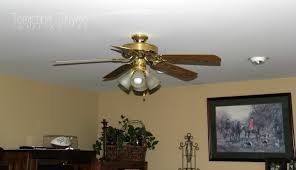 ceiling fan with a little paint