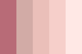 rose gold blush color palette
