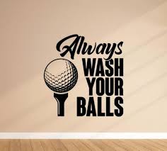 Balls Golf Decal Vinyl Wall Sticker