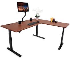 This model is electric and you'll be able to change heights with the push of a button; The Best Standing Desks 2021 Top Sit Stand Adjustable Desks Gostanding