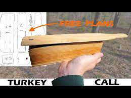 make a turkey call free plans you