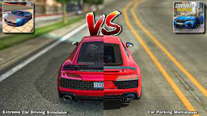 extreme car driving simulator vs car