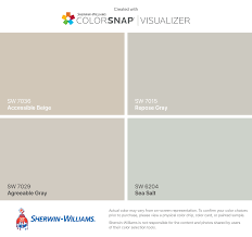 I eventually came to a decision . I Found These Colors With Colorsnap Visualizer For Iphone By Sherwin Williams Accessible Beige Sw 7036 Accessible Beige Family Room Colors Sherwin Williams