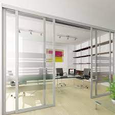 Sliding Door Aluminium Glass Office