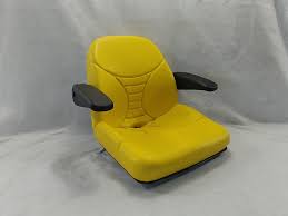 John Deere Yellow High Back Seat With