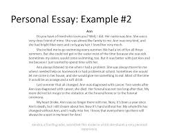 Personal Essay Examples Topics Format Get Help