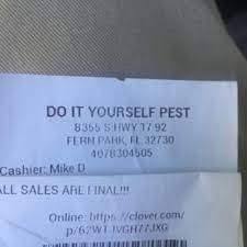 Professional pest control industry suppliers won't sell to homeowners or anyone without a pest control license. Do It Yourself Pest Control Pest Control 8355 S Us Hwy 17 92 Fern Park Fl Phone Number
