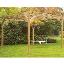 Ultima Wooden Garden Pergola Arch