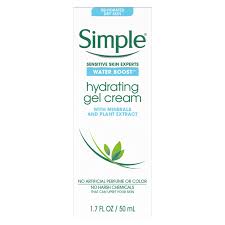 simple water boost hydrating gel cream