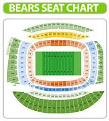 Prototypical Soldier Field Seat Numbers Chicago Bears
