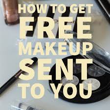 how to get free makeup sles and pr