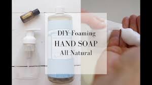 easiest diy foaming hand soap recipe
