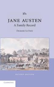 jane austen a family record by deirdre