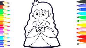 Comment Dessiner une Princesse | Dessin Facile | Dessin Coloriage - YouTube