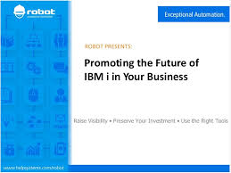 Robot Promoting The Future Of Ibm I In Your Business