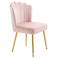 homcom accent chair velvet touch vanity