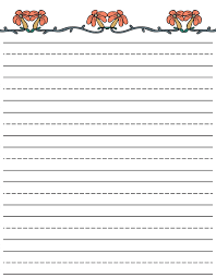 Writing Paper Printable for Children   Activity Shelter   Notebook    