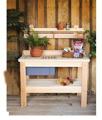Cypress Outdoor Potting Table From