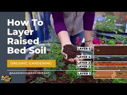 layering soil for a raised garden bed