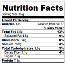peanut er protein bars calories