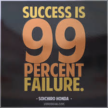 Image result for road to success is paved with failure