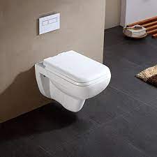 White Wall Hung Commode For Bathroom