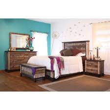 antique pine 4 piece king bedroom set