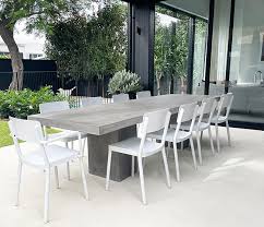 Litestone Outdoor Concrete Dining Table