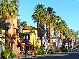 downtown palm springs vibrant