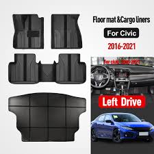 fit civic 2016 2021 car floor mats