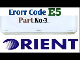 error code e5 orient dc inverter ac